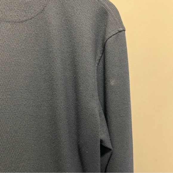 Ted Baker Full Zip Navy Blue Sweater Size Large - Picture 8 of 12